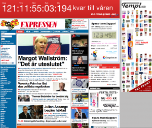 Templ - Banner ad for Expressen